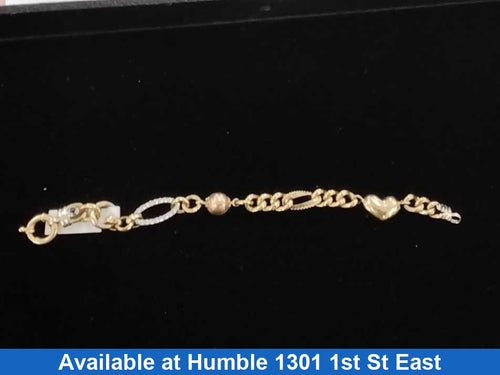 Cable Bracelet - Yellow Gold 10k (.417) 15.5 grams 4 inch
