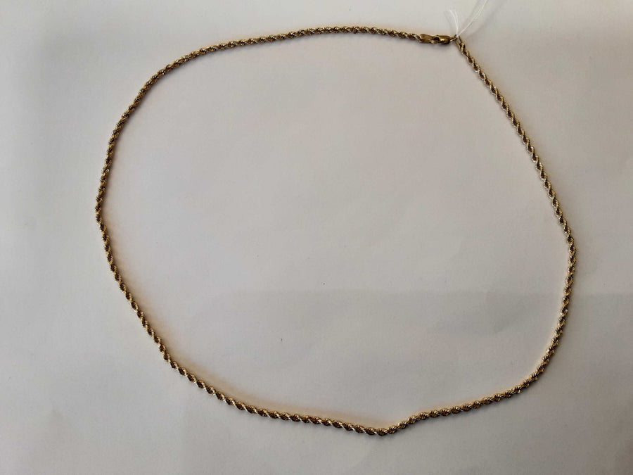 Rope Chain - Yellow Gold 14k (.585) 3 grams 20 inch