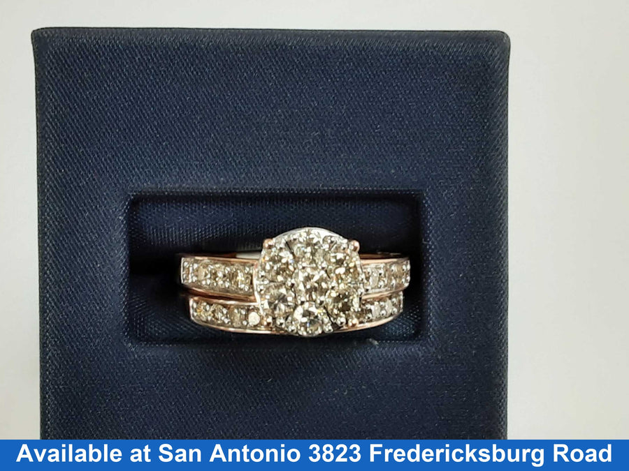Ring - Engagement Set - Rose Gold 10k Size 7