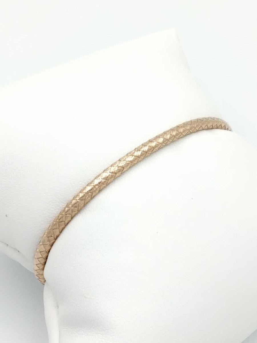 Wheat Bracelet - Rose Gold 14k (.585) 5.5 grams 8 inch