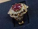 Women's Ring - Yellow Gold 14k (.585) 5.1 grams Size 10
