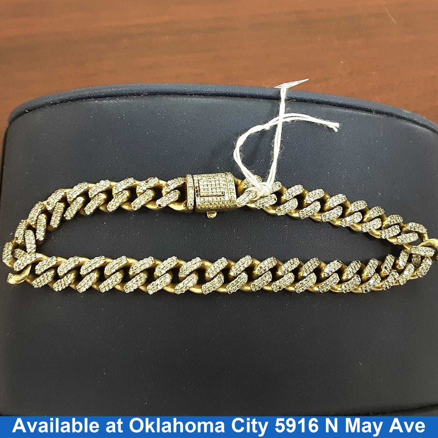Cuban Link Bracelet - Yellow Gold 10k (.417) 30.4 grams 7 inch