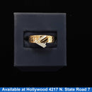 Ring - Wedding Band - Yellow Gold 14k (.585) 3.4 grams Size 5
