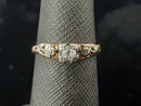 Ring - Engagement Set - Yellow Gold 14k (.585) 1.6 grams Size 6