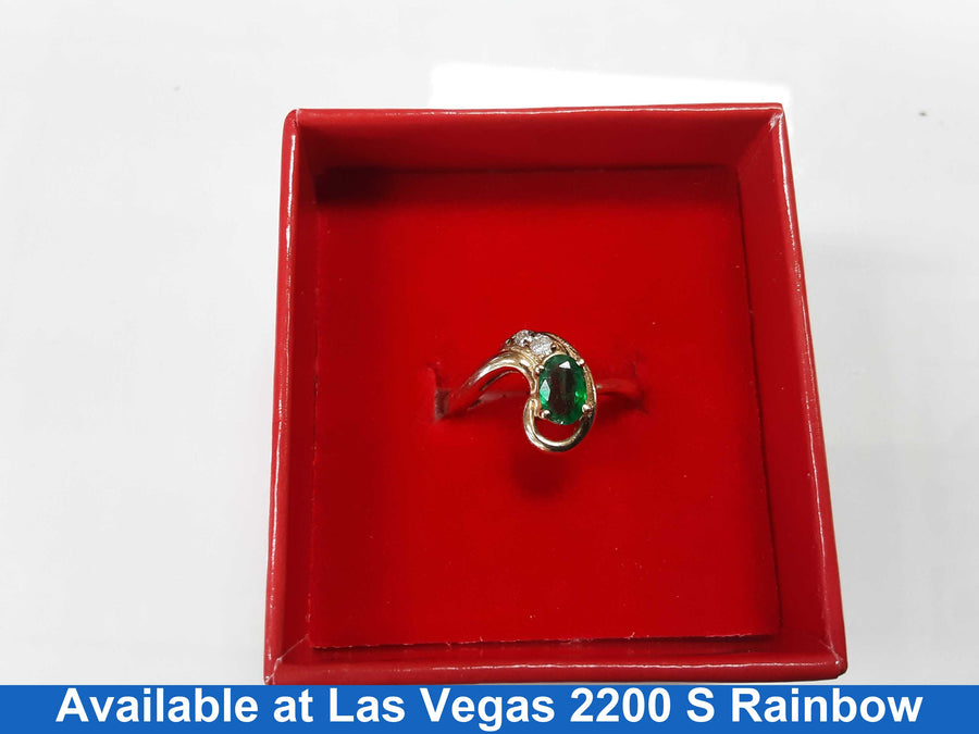 Women's Ring - Yellow Gold 14k (.585) 3.4 grams Size 6.5