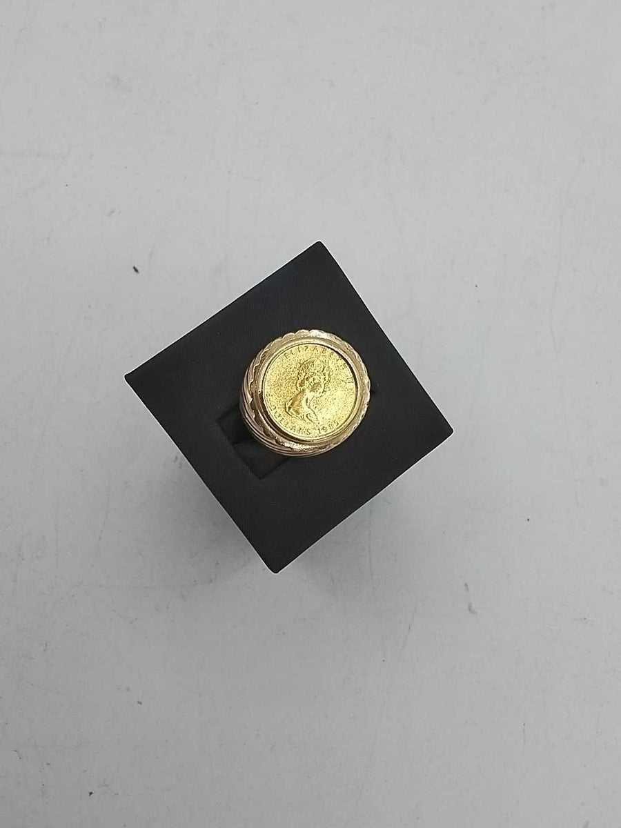 Women's Ring - Yellow Gold 14k (.585) 12.4 grams Size 8.5
