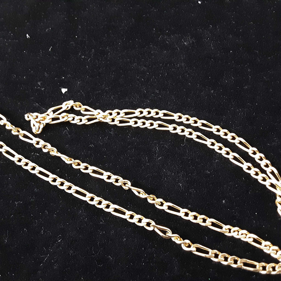Figaro Chain - Yellow Gold 14k (.585) 20.1 grams 22 inch
