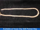 Woven Chain - Tricolor Gold 14k (.585) 12 grams 18 inch