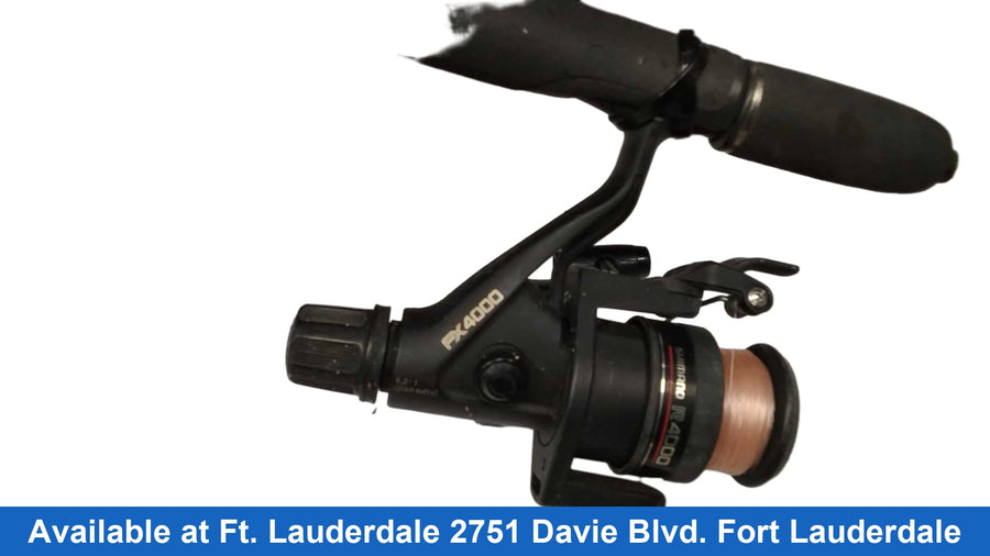 Shimano Fx4000 Black Fishing Rod & Reel Combo