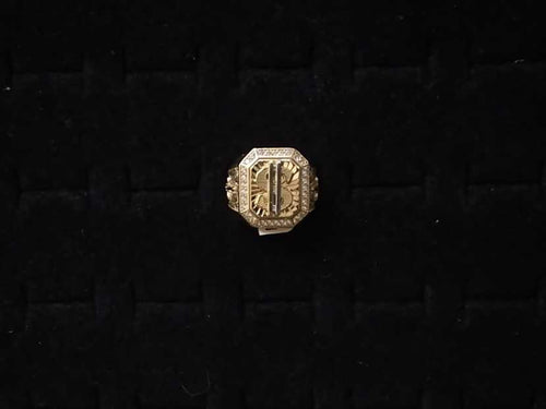 Men's Ring - Yellow Gold 10k (.417) 8.7 grams Size