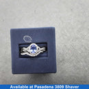 Ring - Wedding Set - White Gold 10k (.417) 3.8 grams Size 10