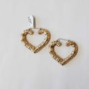 Bamboo Earring Yellow Gold 10k (.417) 6.9 grams