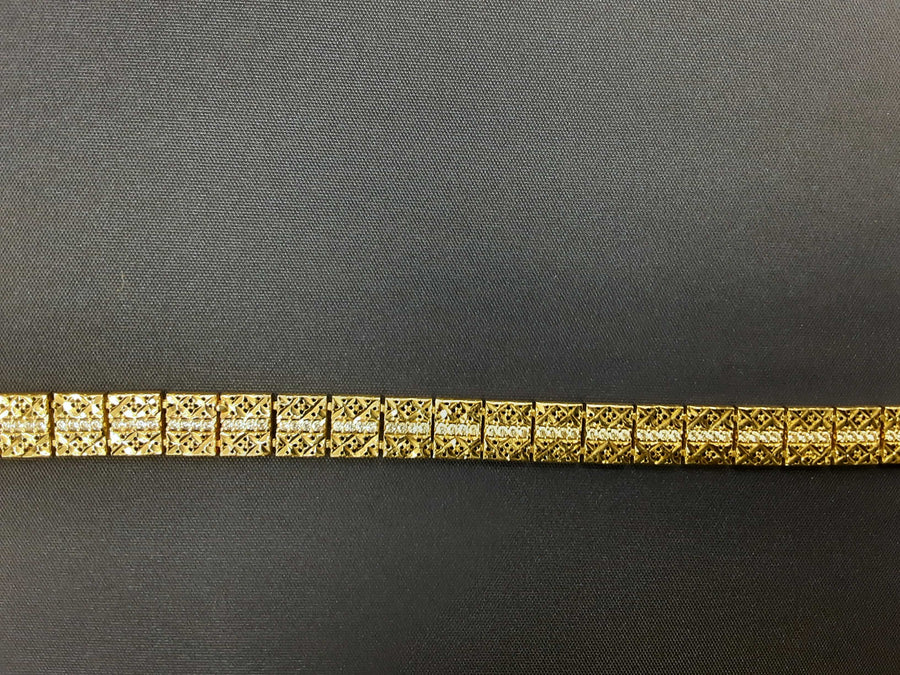Bracelet - Yellow Gold 14k (.585) 9.3 grams 7 inch