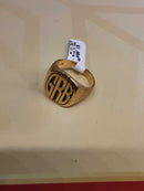 Men's Ring - Yellow Gold 14k (.585) 13.1 grams Size 9.5
