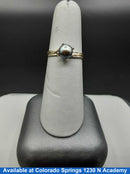 Women's Ring - Solitaire - Yellow Gold 14k (.585) 2.2 grams Size 6