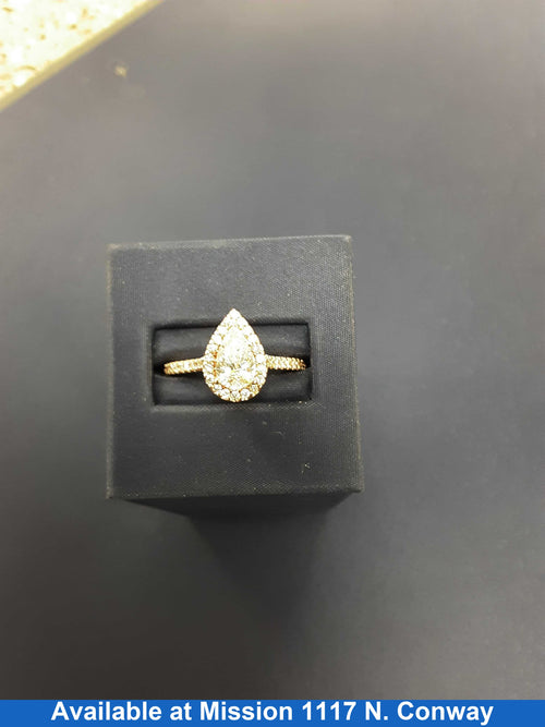 Ring - Engagement Set - Rose Gold 14k (.585) 6.4 grams Size 20
