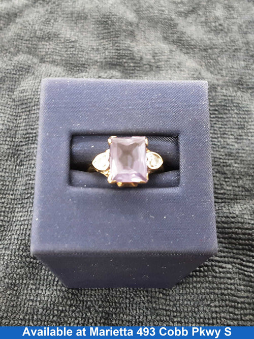 Women's Ring - Yellow Gold 14k (.585) 3.6 grams Size 20