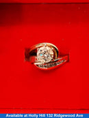 Women's Ring - Yellow Gold 14k (.585) 6.9 grams Size 5