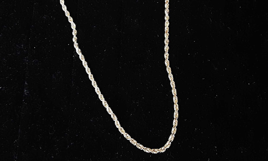 Rope Chain - Yellow Gold 14k (.585) 10.6 grams 16 inch