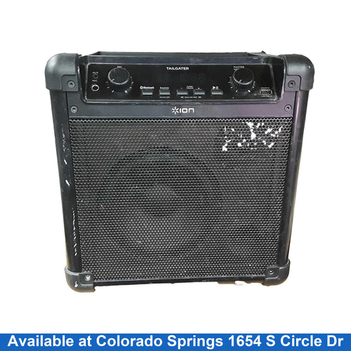Ion Tailgater Black Floor Speaker