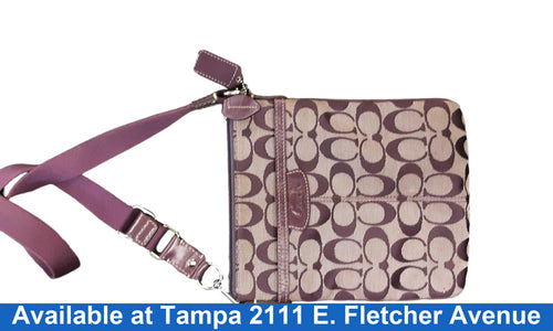 Coach Purple Purse / Handbag