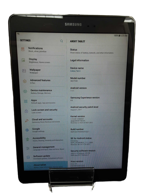 Samsung Sm-p550 Black Tablet