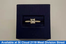Women's Ring - Solitaire - White Gold 14k (.585) 1.84 grams Size 8