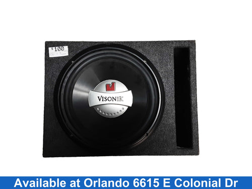 Visonik Black Car Sub-Woofer