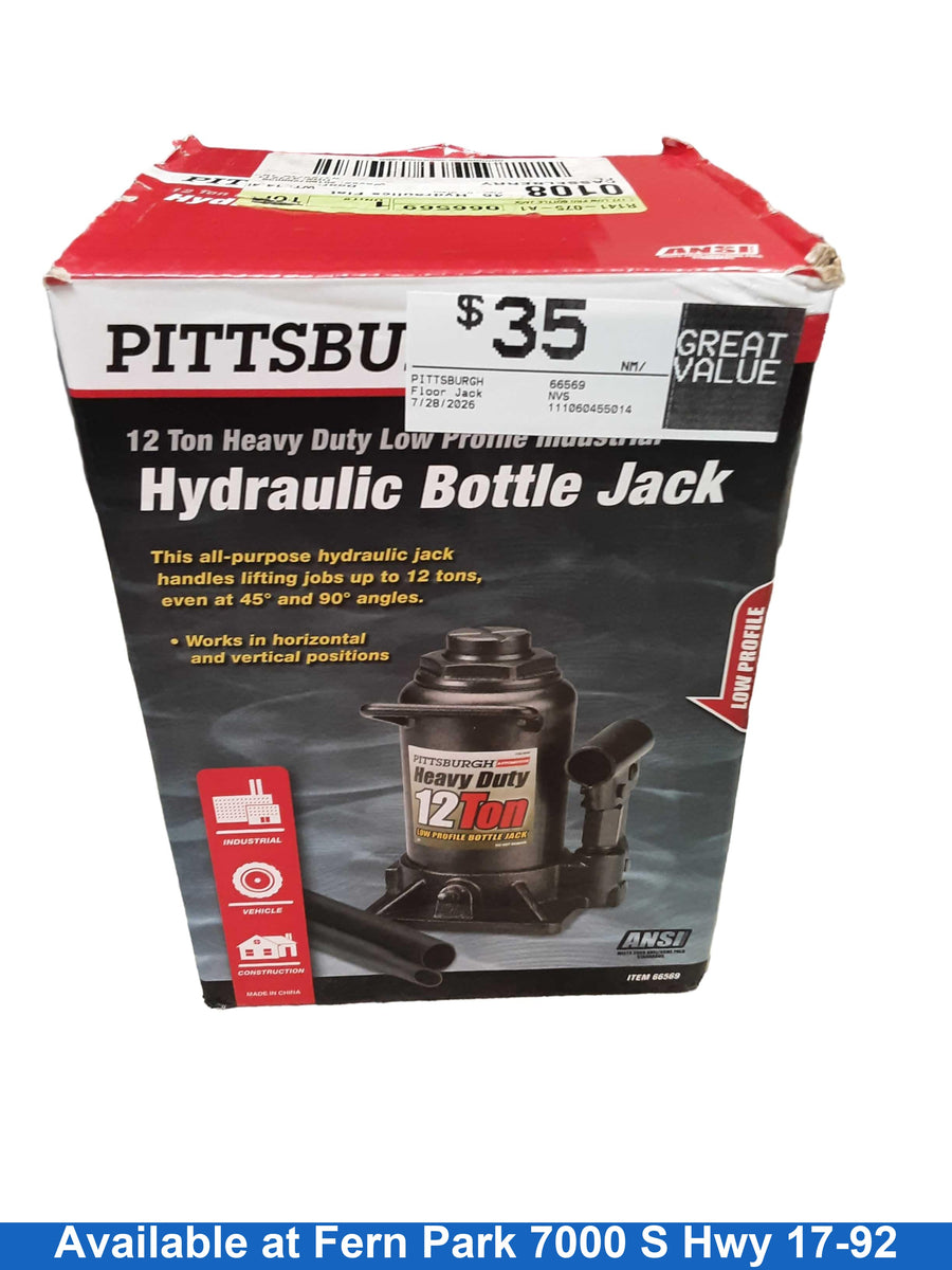 Pittsburgh 66569 Black Automotive Jack