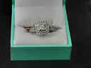 Ring - Engagement Set - White Gold 14k (.585) 5.1 grams Size