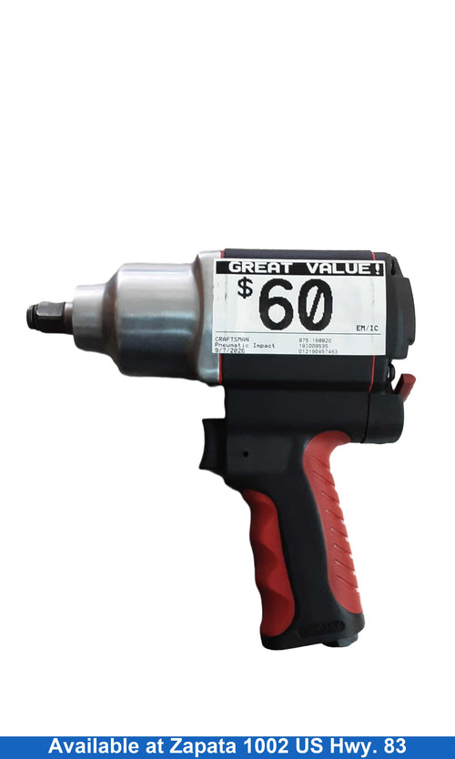 Craftsman 875.168820 Black Pneumatic Impact Drill