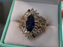 Women's Ring - Yellow Gold 10k (.417) 7.5 grams Size 6.5