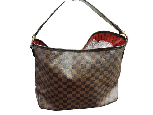 Louis Vuitton Damier Ebene Canvas Brown Purse / Handbag