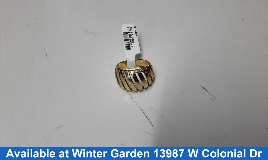 Women's Ring - Yellow Gold 14k (.585) 7.4 grams Size 8