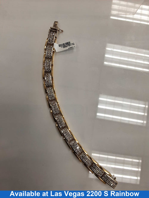 Tennis Bracelet - Yellow Gold 14k (.585) 55.7 grams 10 inch