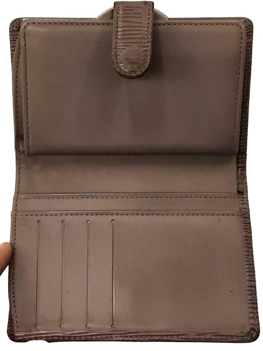 Louis Vuitton Epi Compact Wallet Gray Wallet