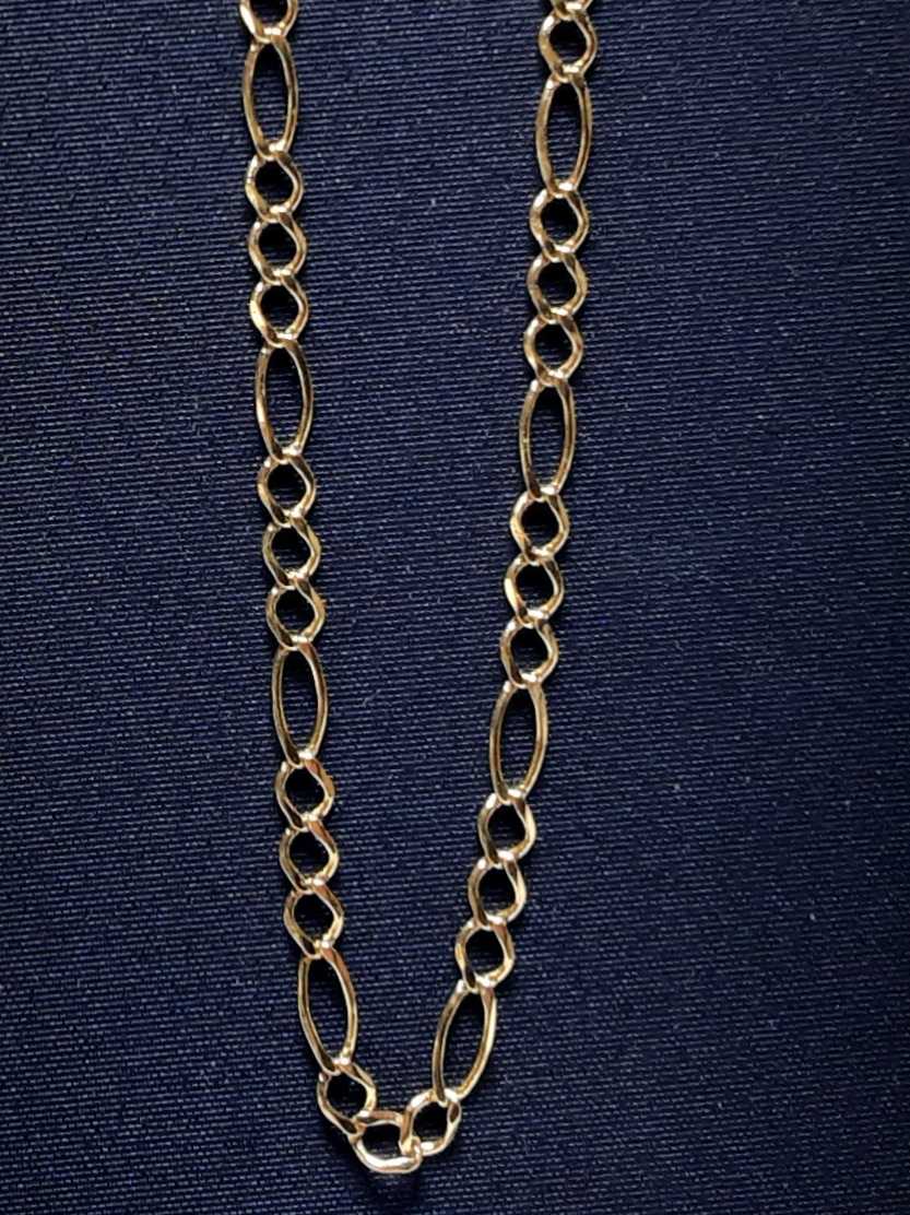 Figaro Chain - Yellow Gold 10k (.417) 5.3 grams 26 inch