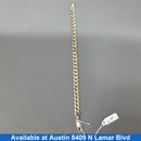 Cuban Link Bracelet - Yellow Gold 14k (.585) 16.7 grams 9 inch