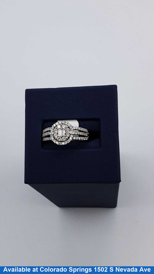 Women's Ring - White Gold 18k (.750) 5 grams Size 5