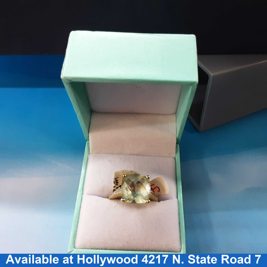 Women's Ring - Yellow Gold 14k (.585) 3.5 grams Size 8.5