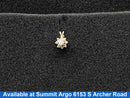 Diamond Pendant - Yellow Gold 14k (.585) 1 grams