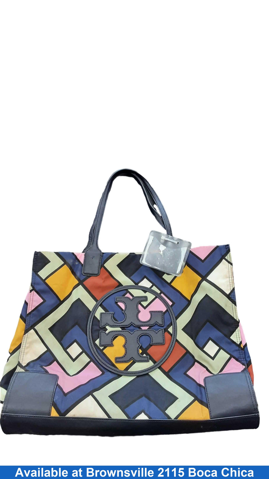 Tory Burch Ella Printed Tote Multi-color Purse / Handbag