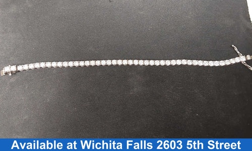Tennis Bracelet - Silver 12.2 grams 8 inch