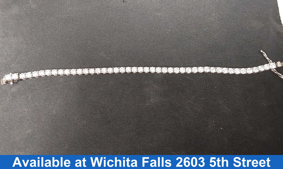 Tennis Bracelet - Silver 12.2 grams 8 inch