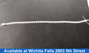 Tennis Bracelet - Silver 12.2 grams 8 inch