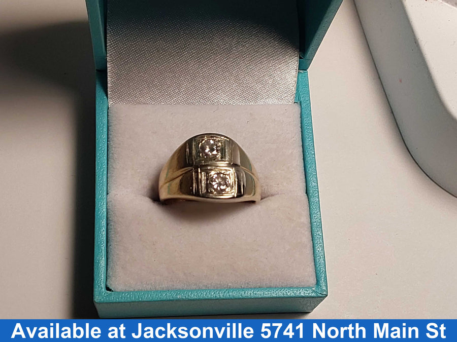 Men's Ring - Yellow Gold 14k (.585) 7.8 grams Size 6