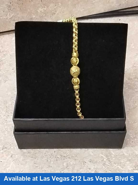 Link Bracelet - Yellow Gold 22k (.917) 7.6 grams 8 inch