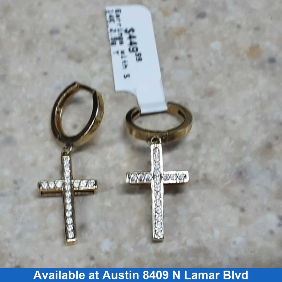 Earrings - Yellow Gold 14k (.585) 2.9 grams