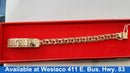 ID Bracelet - Yellow Gold 10k (.417) 26 grams 8 inch