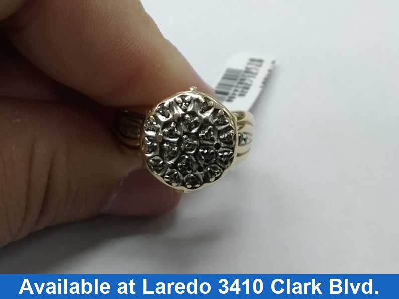 Women's Ring - Yellow Gold 10k (.417) 4.5 grams Size 7